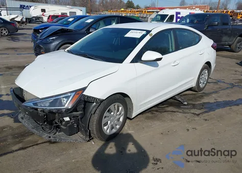 2019 Hyundai Elantra Se z USA, uszkodzony, nr VIN 5NPD74LF8KH473848